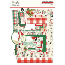 Holly Jolly Chipboard Frames