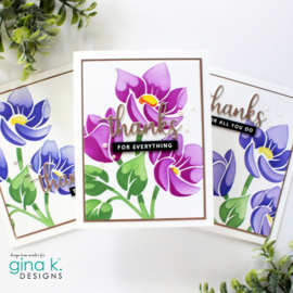 Delightful Blooms Stencil