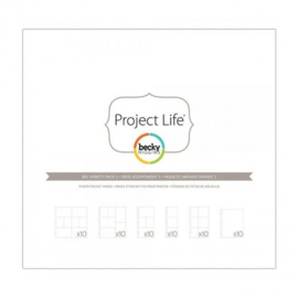 Project life photo pages x3pk