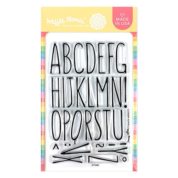 Cutaway Alpha Stamp Set