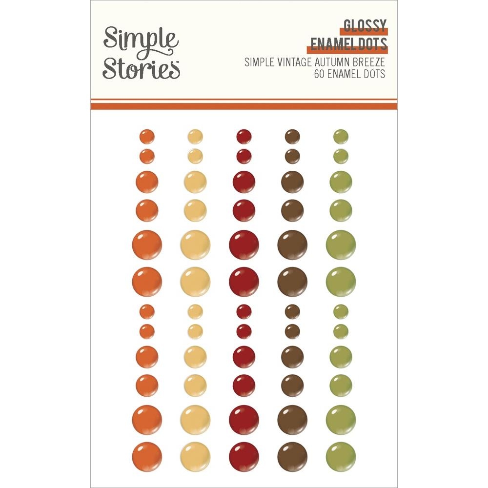 Autumn Breeze Glossy Enamel Dots
