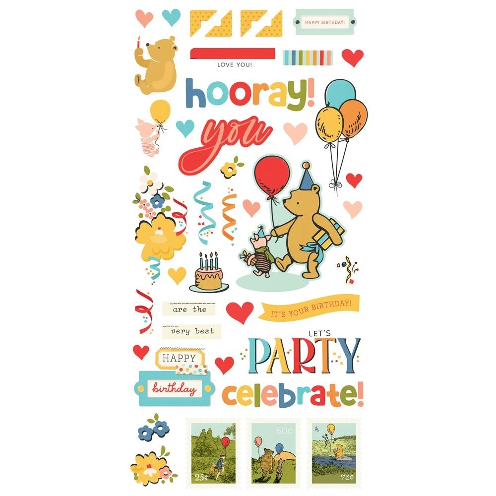Say Cheese Classic Pooh Birthday Simple Cards Card Kit