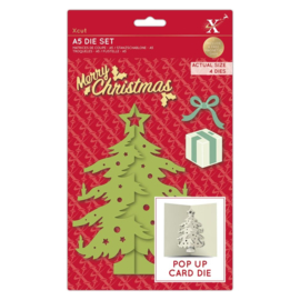 Pop Up Card A5 Dies Christmas Tree