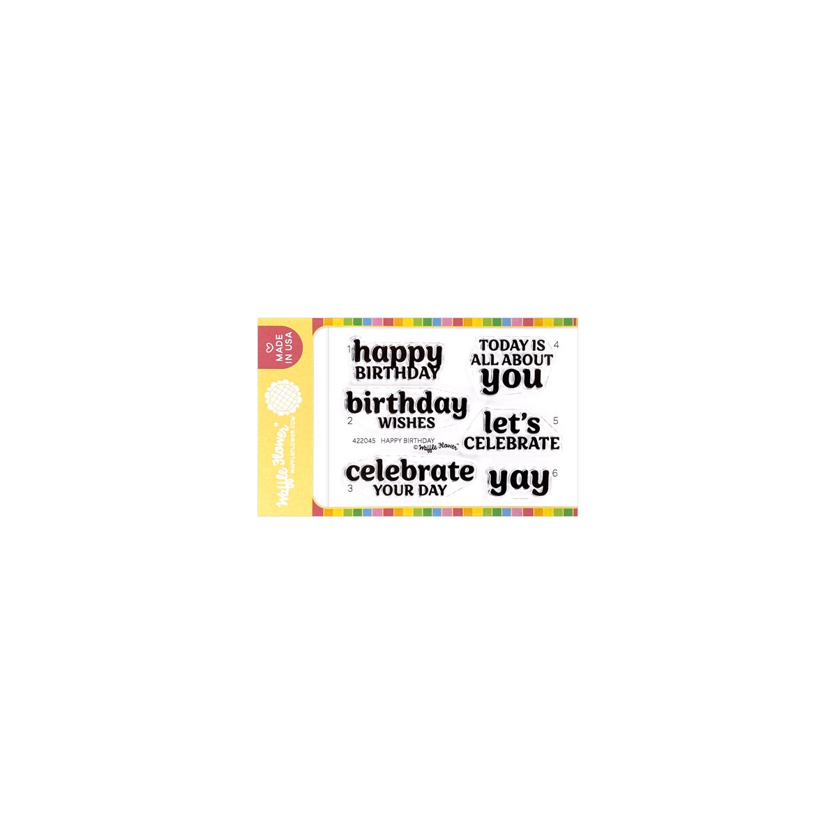 Happy Birthday Stamp Set