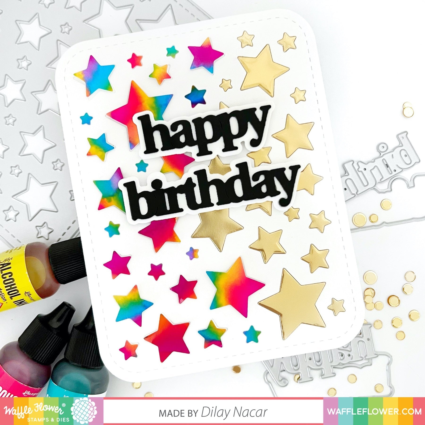Print & Script Happy Birthday
