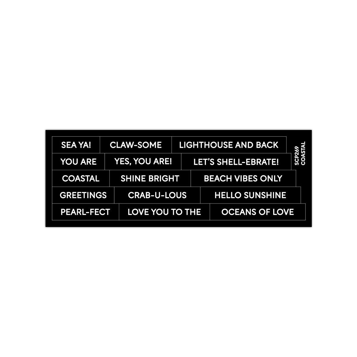 Subsentiments Coastal Diecut