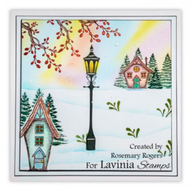 LAV934 Meadow Cottage Stamp