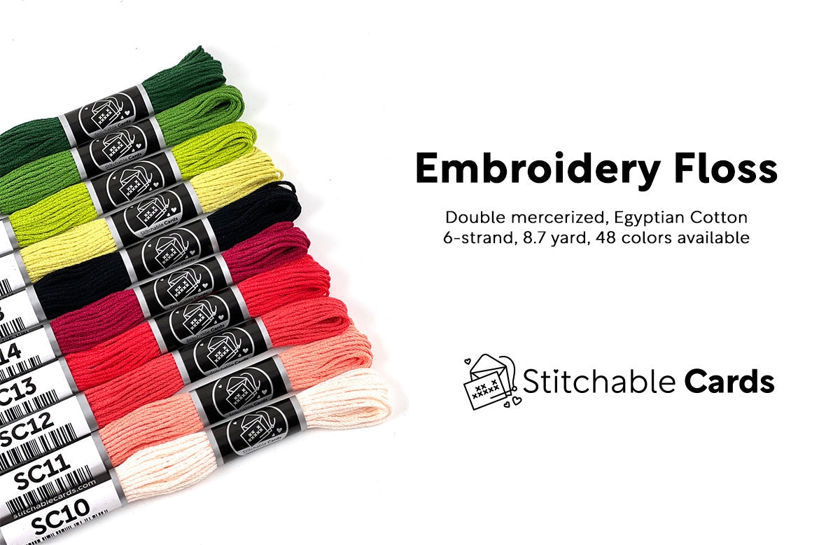 SC Embroidery Floss - 48-color Pack