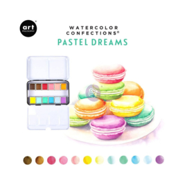 Watercolor Confections Pastel Dreams