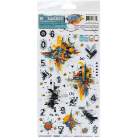 Level Up; Gamer Rub-On Transfer Set 6"X12"