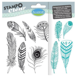 Stampo Clear Feathers