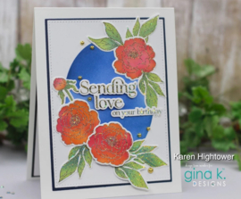 Delicate Dahlias Poly-Glaze Foiling Sheets