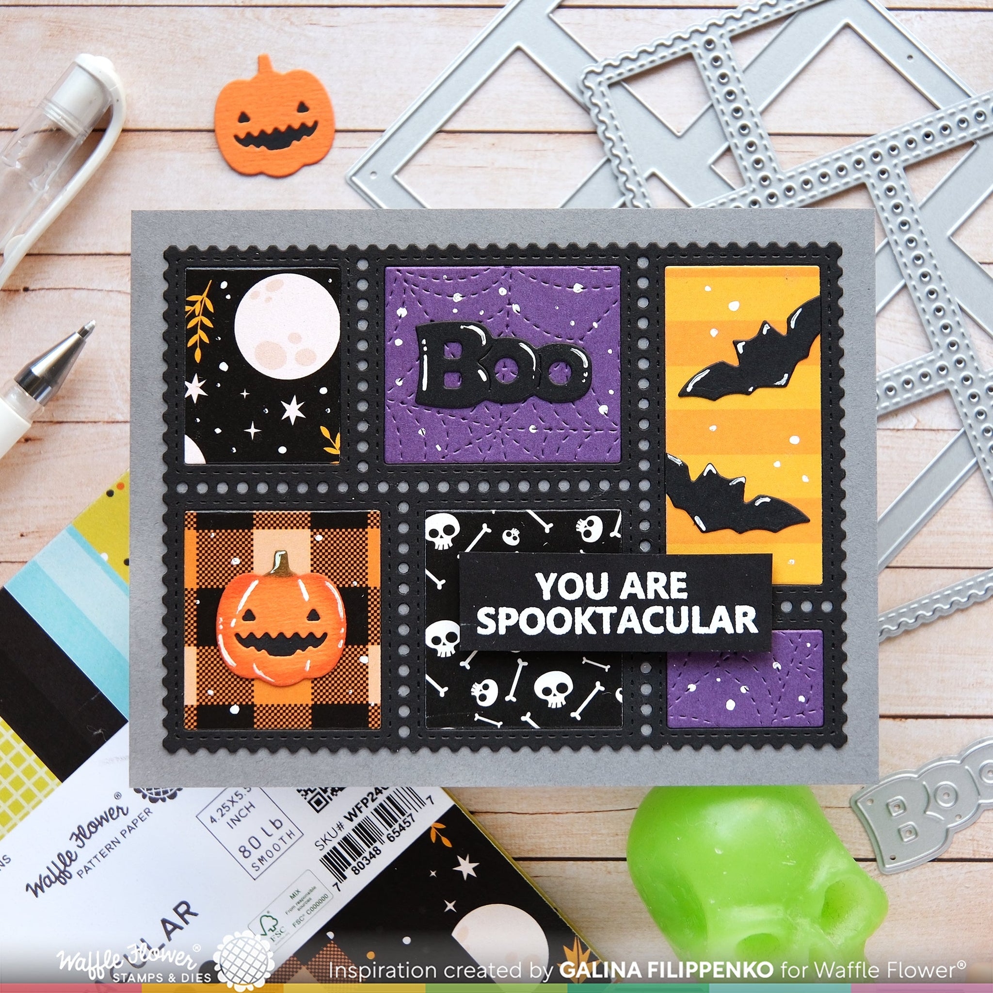 Postage Collage Blocks Die