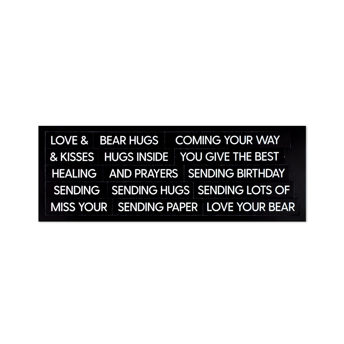 Subsentiments Hugs Diecut