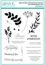 With Sympathy Stamps