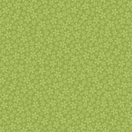 Patterned single-sided l.green flower
