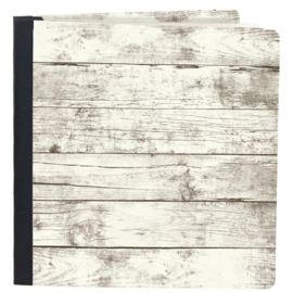 Whitewashed Wood Flipbook 6"X8"
