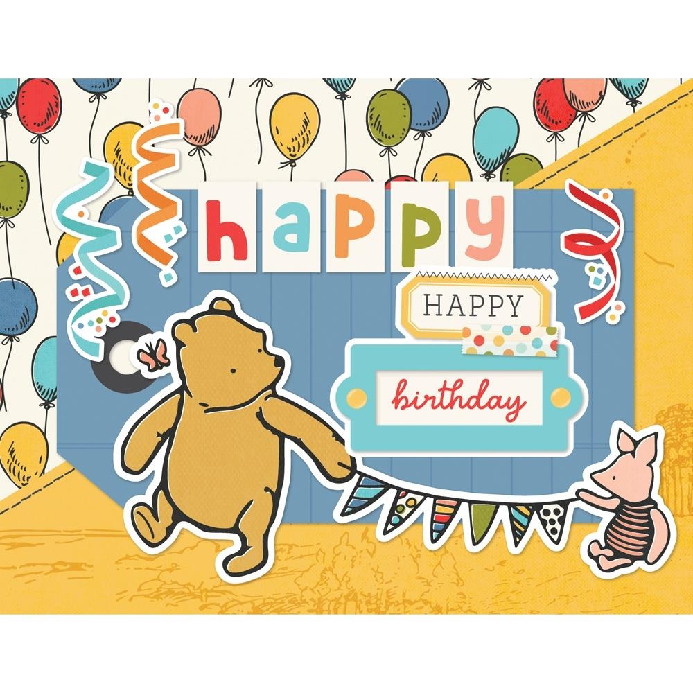 Say Cheese Classic Pooh Birthday Simple Cards Card Kit