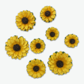 Sunflower Paper Flowers Amber