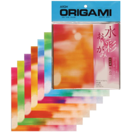 Origami Paper Tie Dye