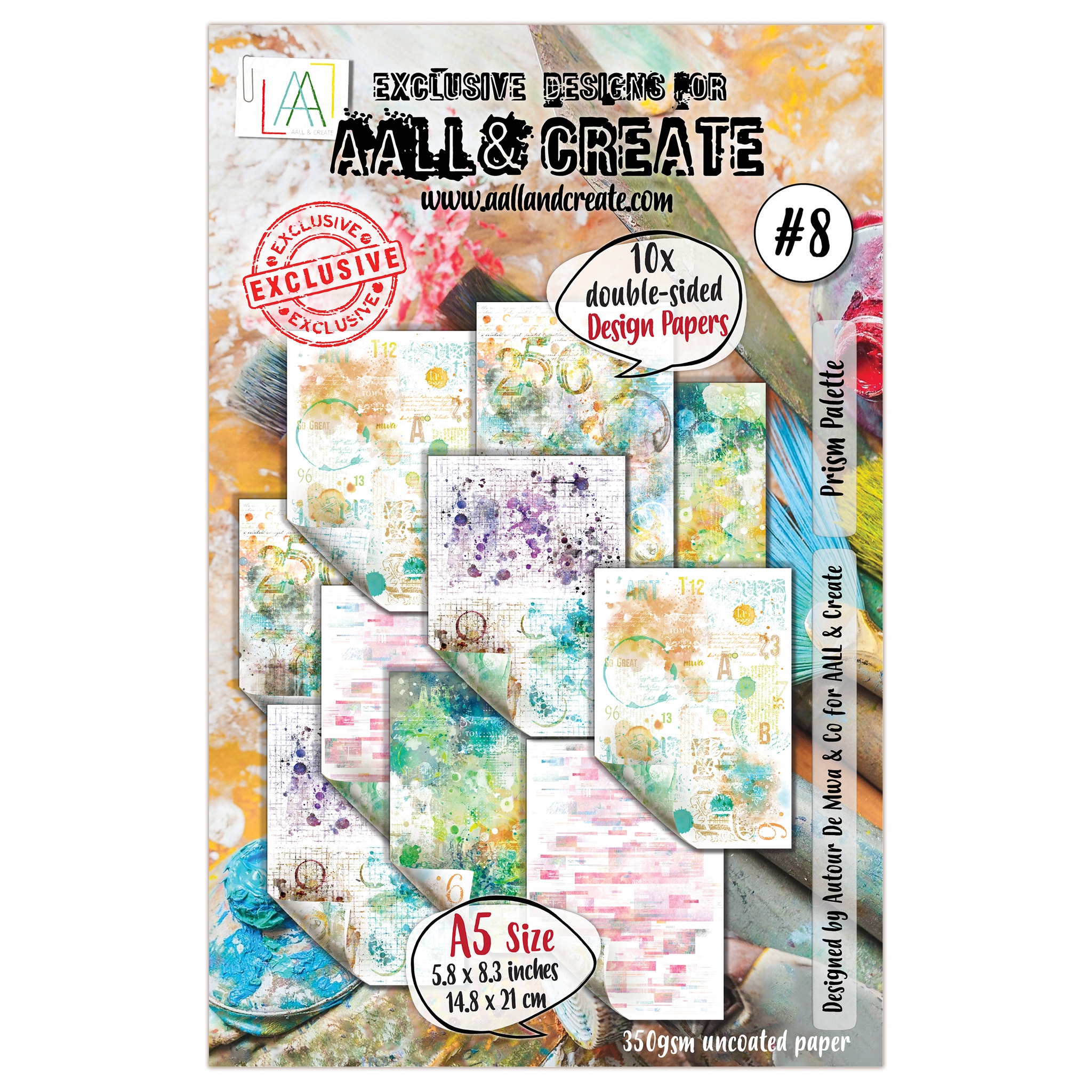 #08 Prism Palette A5 Design Paper