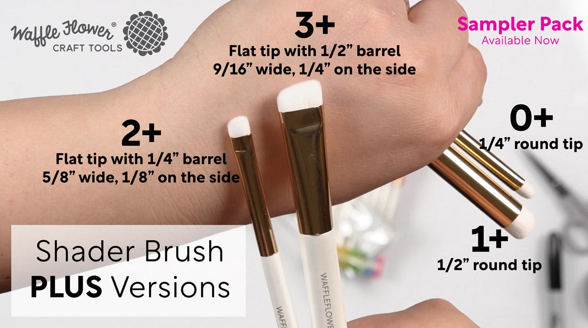 Shader Brush PLUS Sampler (4/pk)