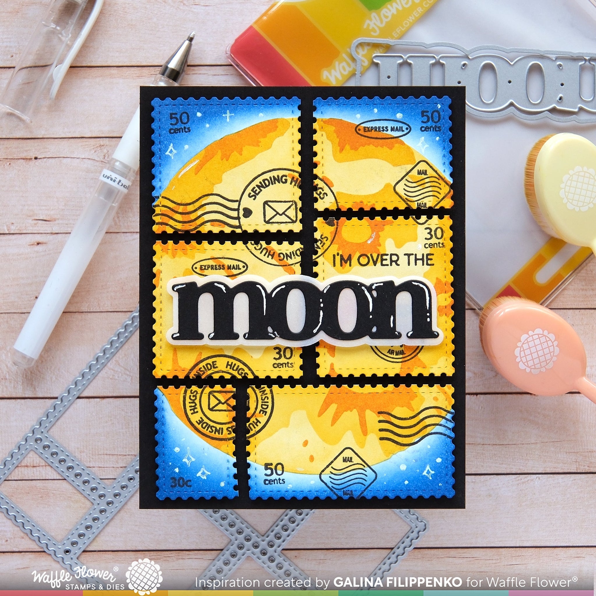 Small Sentiments Moon & Stars Stamp Set