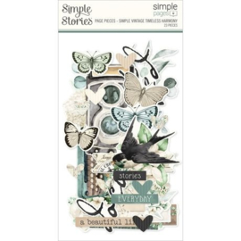 Vintage Timeless Harmony Simple Page Pieces Die Cuts