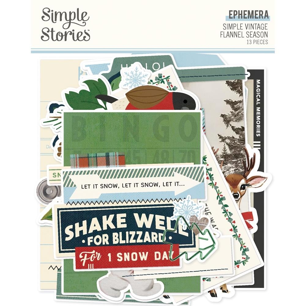 Flannel Season Bits & Pieces Die-Cuts Big