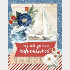 Vintage Sand & Sea Simple Cards Card Kit