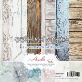 Weathered Wood & Crystals Paper Pack 6"X6"