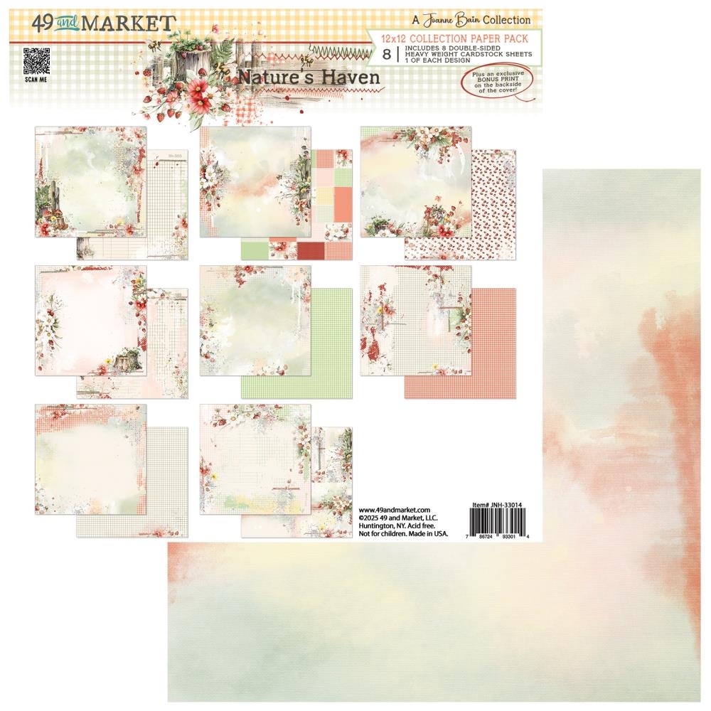 Nature's Haven Collection Pack 12"X12"
