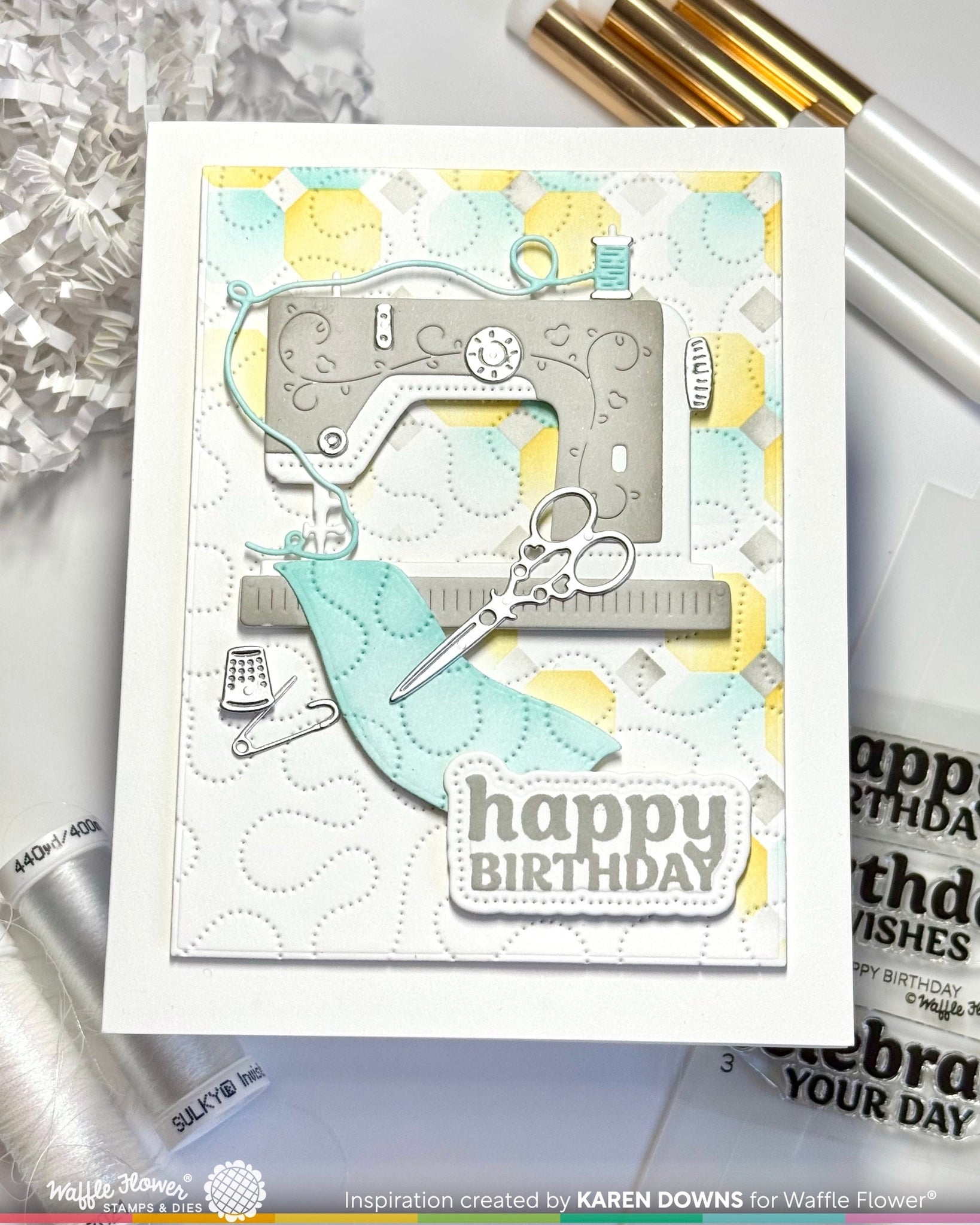 Happy Birthday Piercing Matching Die