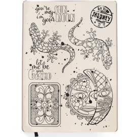 Sorona Journey To Mexico Clear Stamp Set 6"X8"