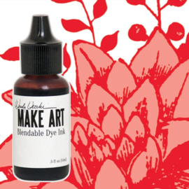 Make Art Dye Ink Pad Reinkers Carnation Red