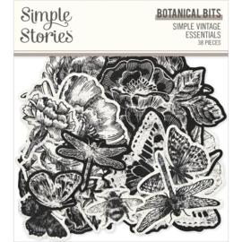 Simple Vintage Essentials Bits & Pieces Die-Cuts Botanical