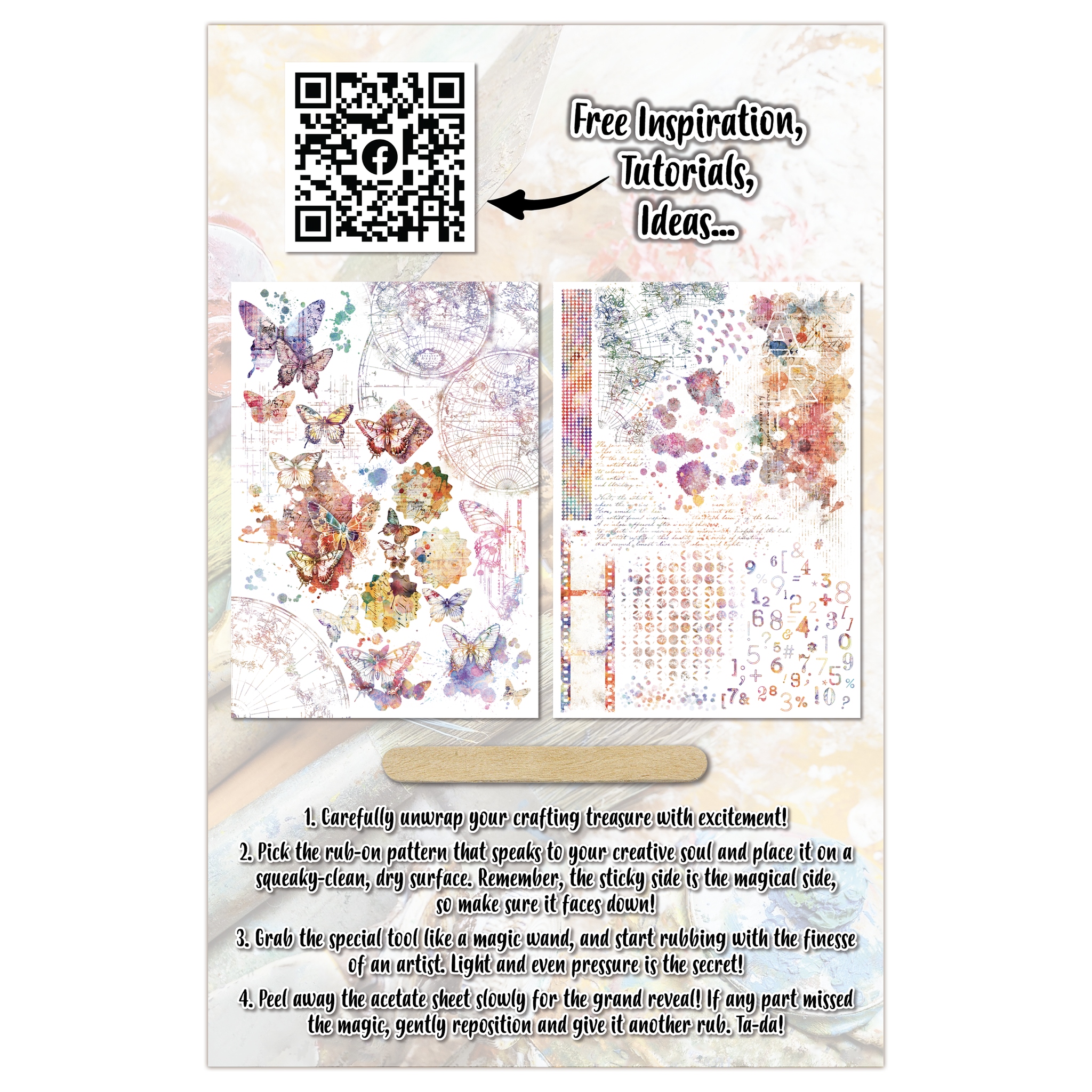 #15 Wanderlust Passport A5 Rub-Ons
