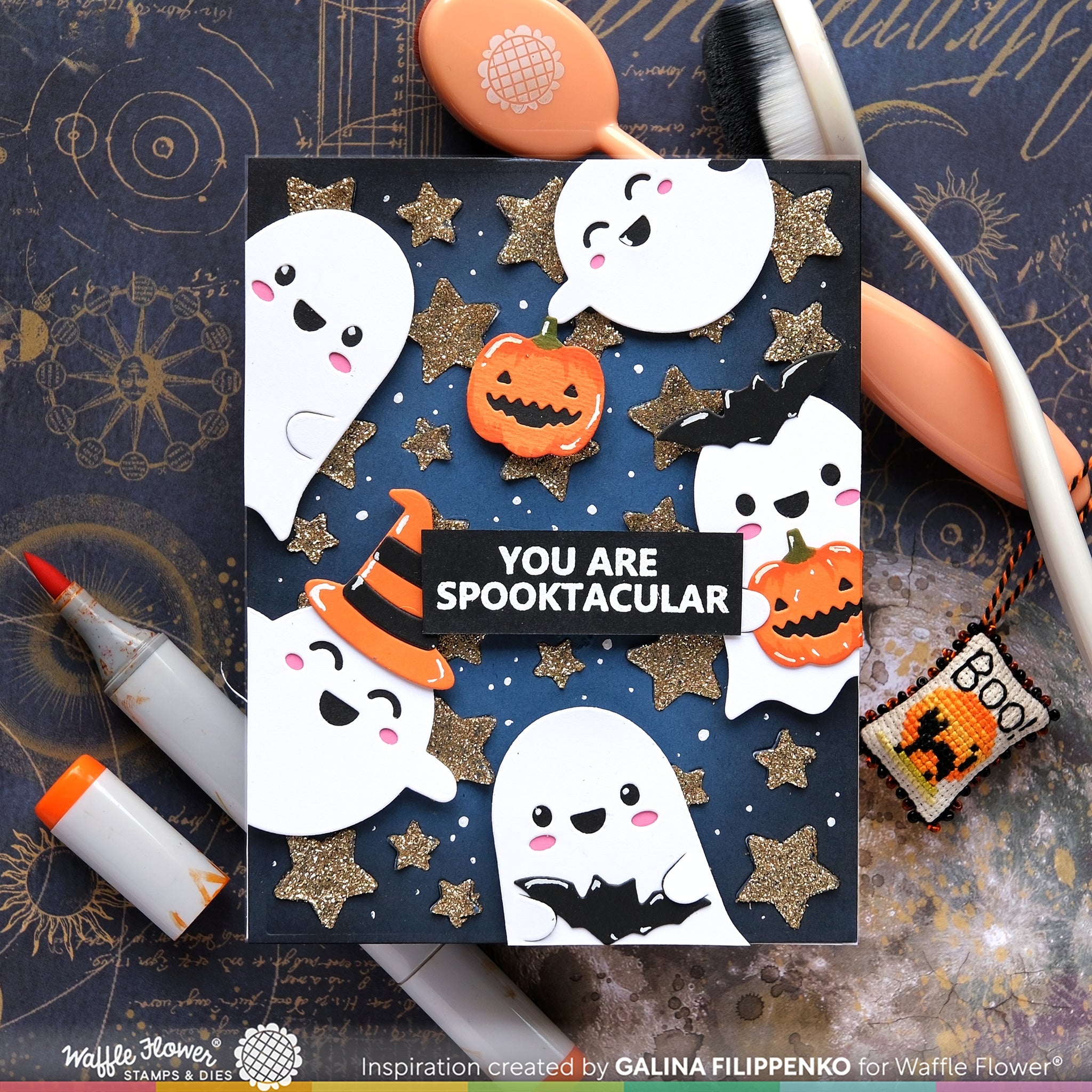 Postage Collage Spooktacular Stamp Set