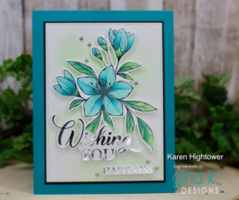 Wishful Florals Poly-Glaze Foiling Sheets