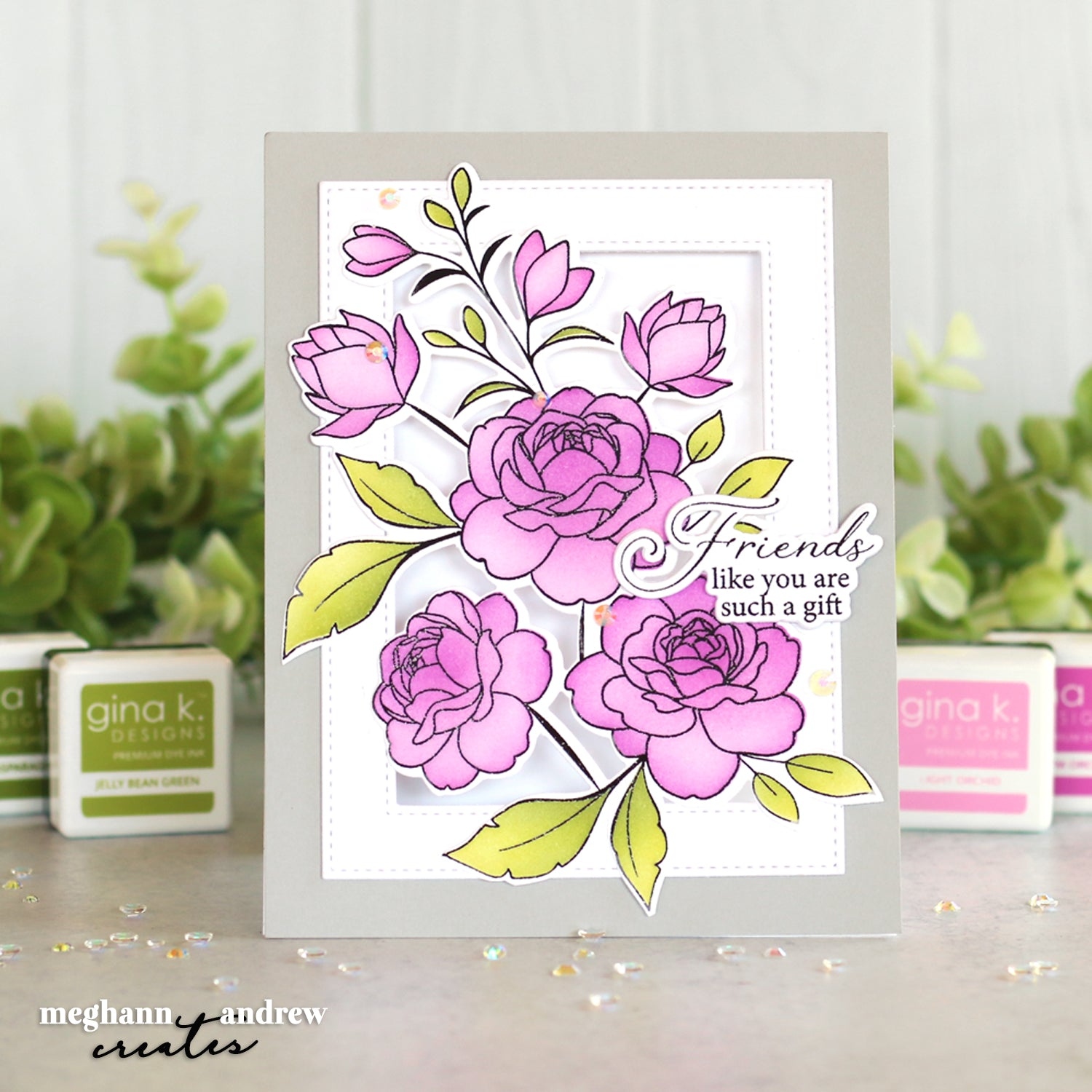 Hand-Picked Flowers Layering Stencil
