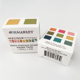 Spectrum Sherbert Washi Tape Roll Insta Postage Stamp