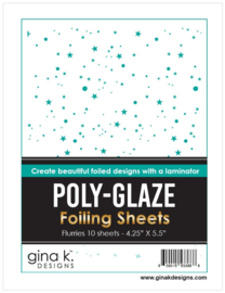 Flurries Poly-Glaze Foiling Sheets