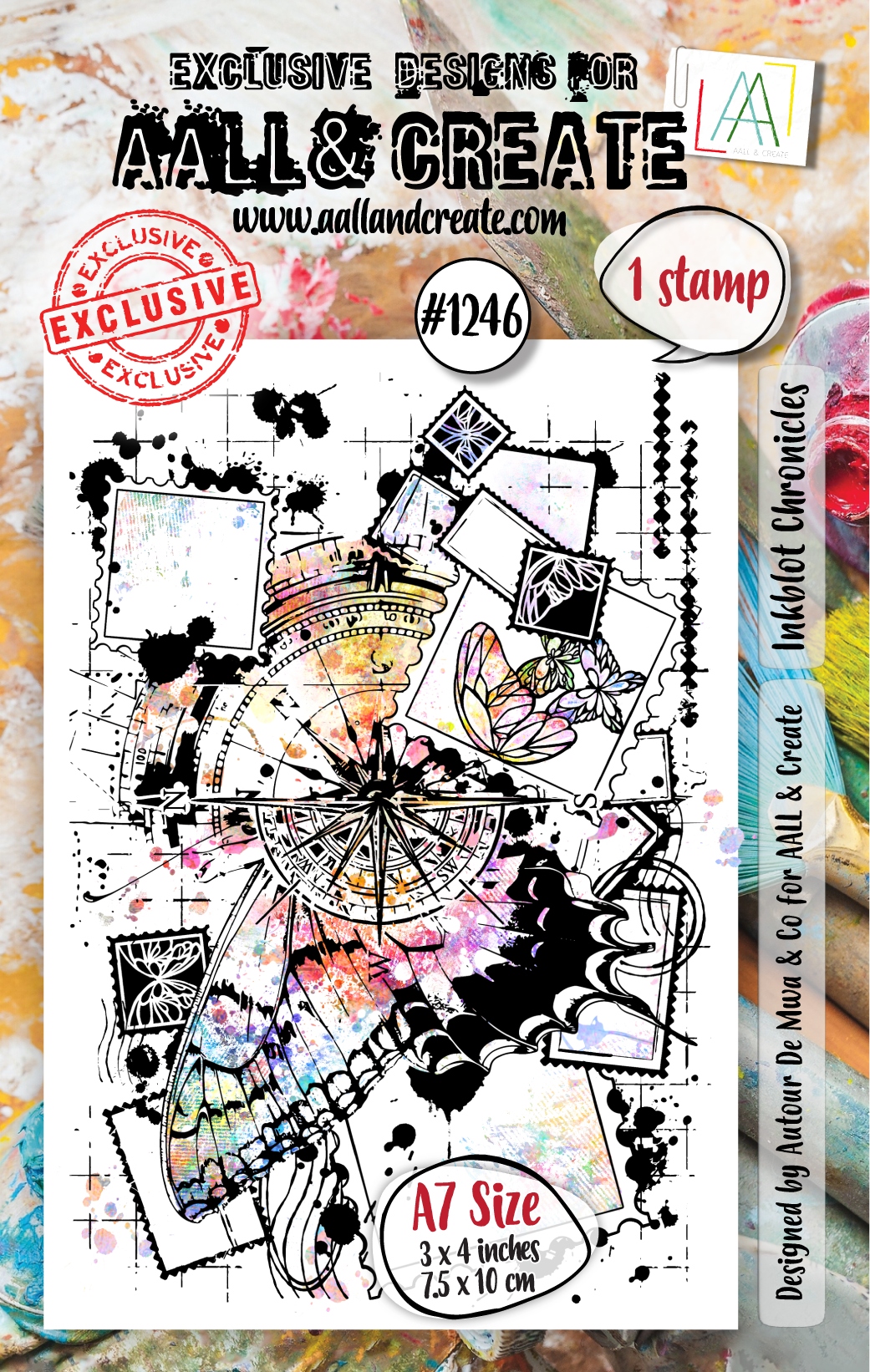 #1246 Inkblot Chronicles A7 Stamp Set