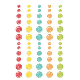 Sweet Summertime Glitter Enamel Dots
