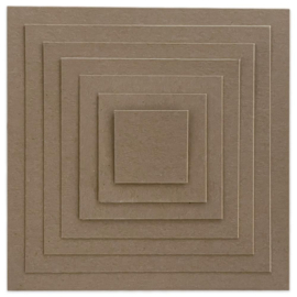 2 In 1 Tunnel & Pyramid Chipboard Album 8"X8"