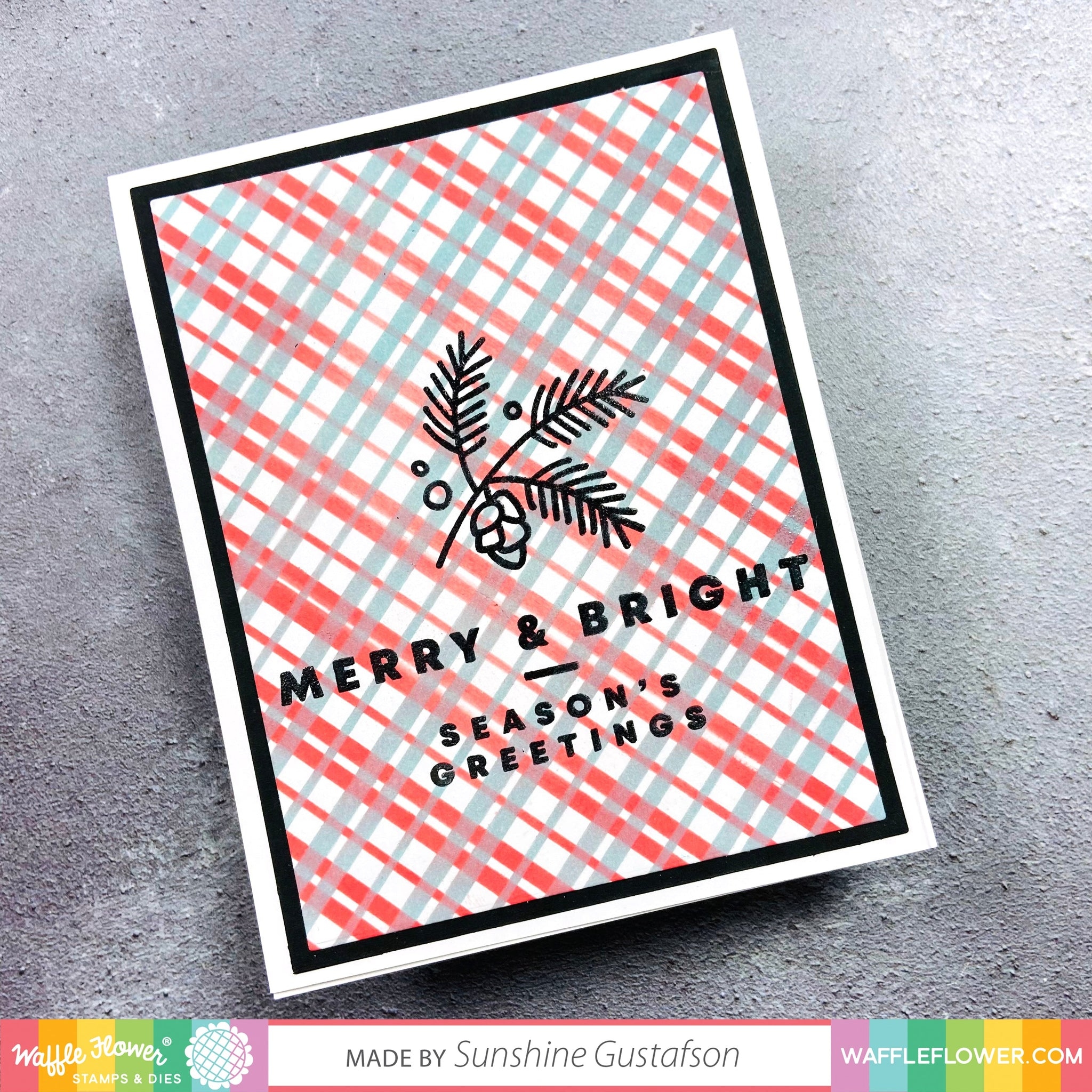 Holiday Stripes Stencil