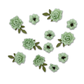 Florets Paper Flowers Pistachio