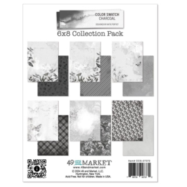 Color Swatch: Charcoal Collection Pack 6"X8"