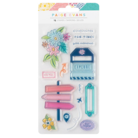 Adventurous Acrylic Stamp Set