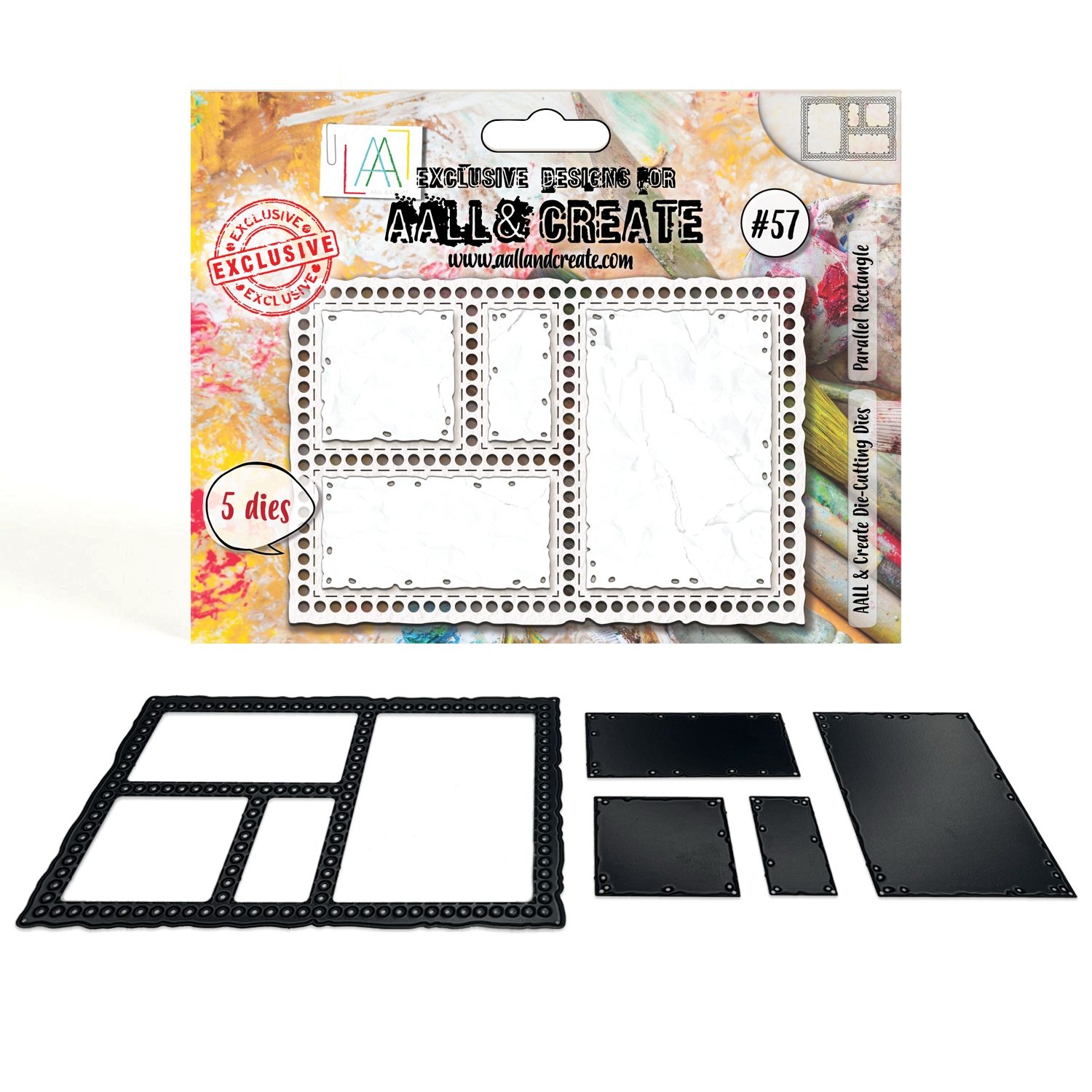 #057 Parallel Rectangle Cutting Die Set